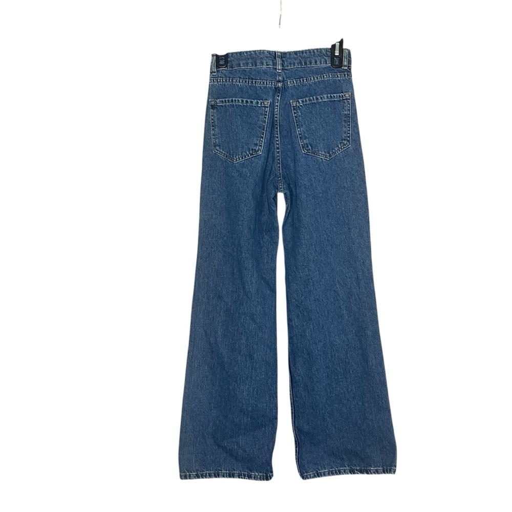 Nocturne Wide Leg High Waisted Jeans Ripped Loose Denim Size 36/25US - Picture 3 of 8